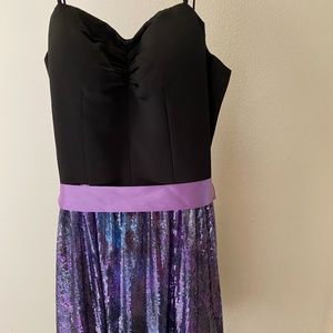 Strapless Sequin Dress Petite